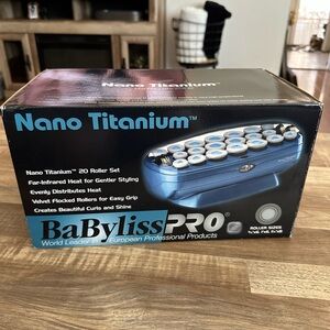 BaBylissPRO Blue Nano Titanium Roller Set
